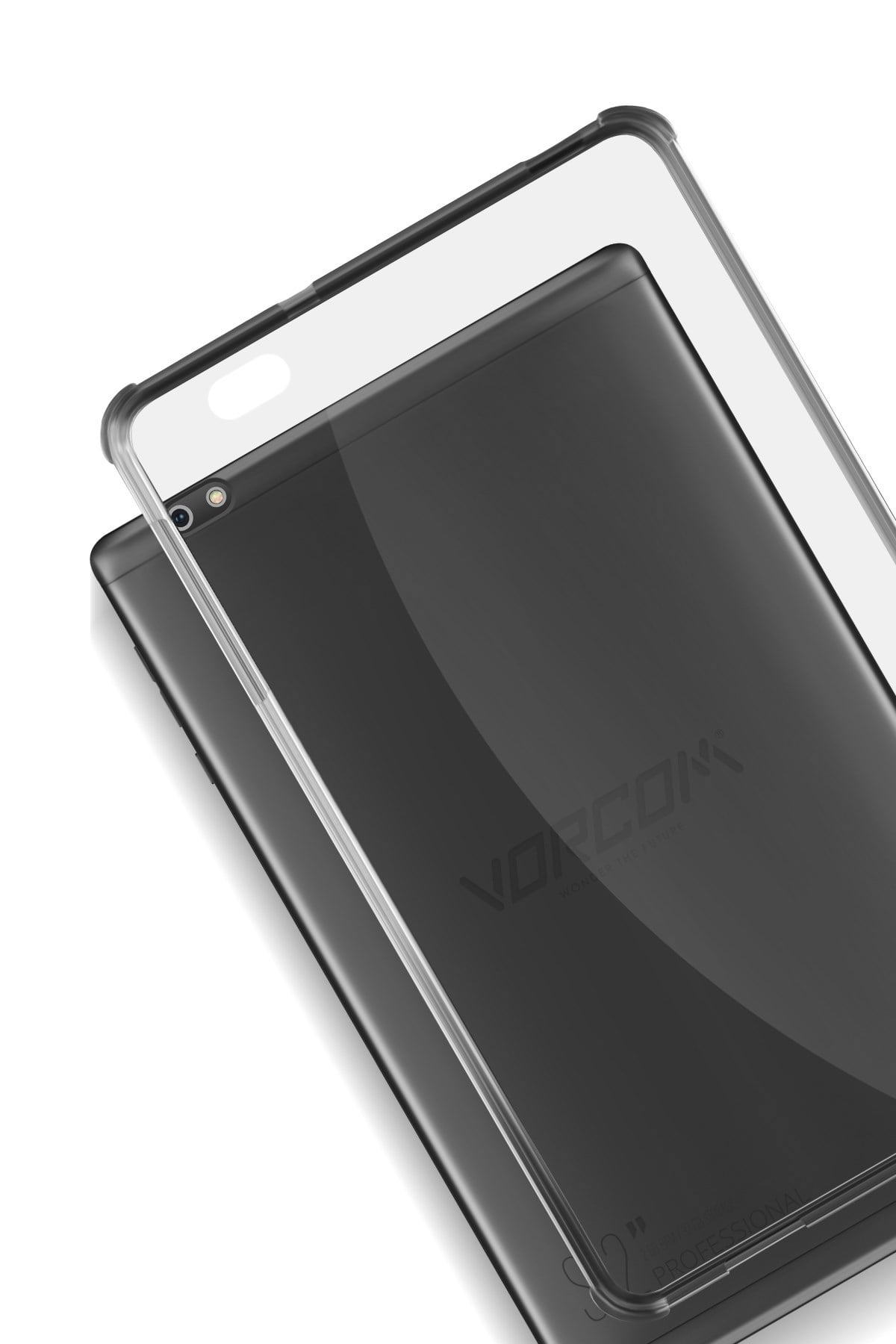 Vorcom S12 Ve SXPro Tablet Uyumlu Şeffaf Kılıf Tablet Koruyucu