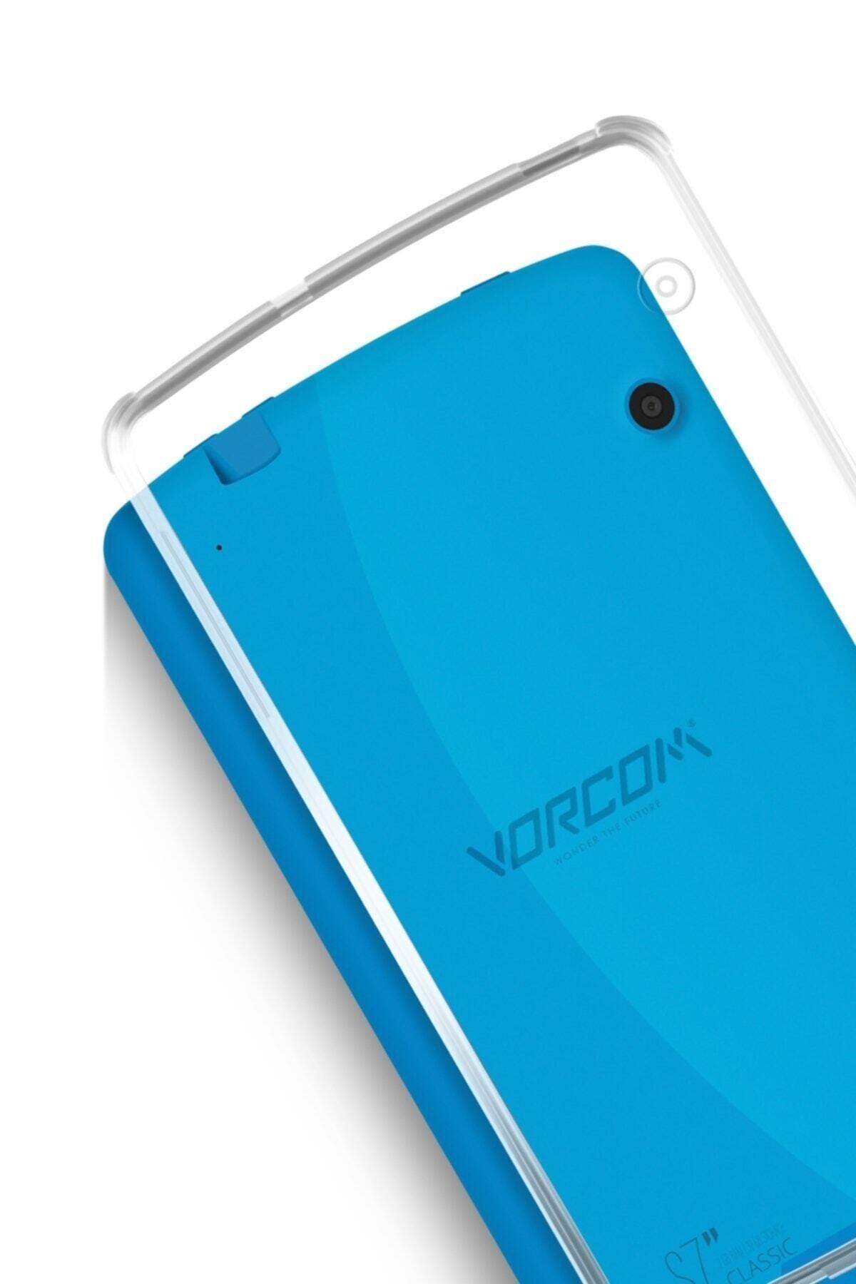 Vorcom S7 Tablet Uyumlu Şeffaf Kılıf Tablet Koruyucu