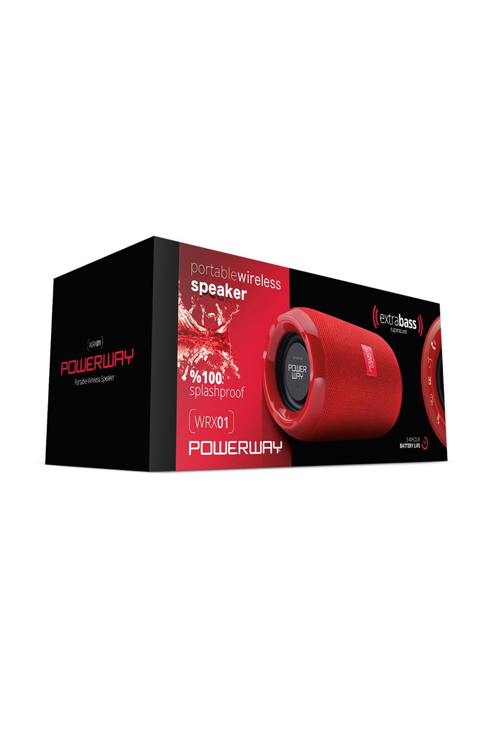 Powerway WRX01 Gümüş SD Kart Aux Usb Girişli Kablosuz FM Radyo Bluetooh Hoparlör