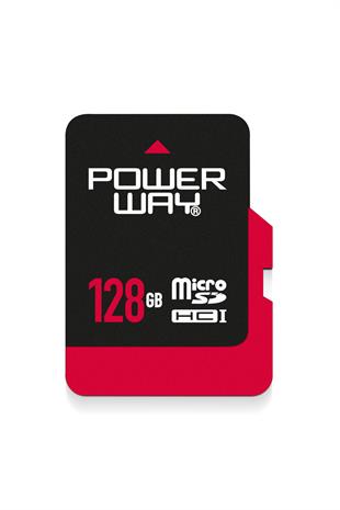Powerway 128 GB Micro SD Hafıza Kartı Class 10 Adaptör Dahil