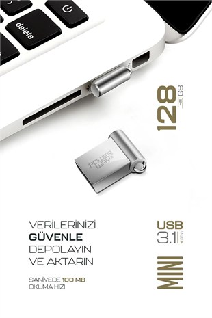 128 GB MİNİ PRM USB 3.1