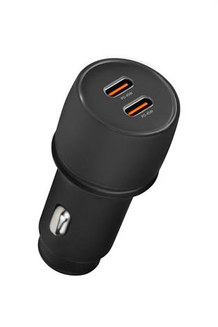 Powerway CC45 PD45W Ultra Hızlı 2x Type-C Girişli Araç Içi Çakmaklık Şarj Adaptörü