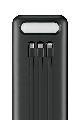 Powerway TX80 Siyah 80.000 mAh Çoklu Çıkış Dijital Göstergeli Ekstra Kablolu Powerbank
