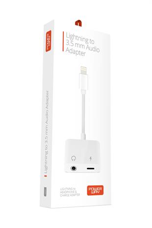 Powerway AC01 Lightning to Aux Çevirici ve Otg Şarj Dönüştürücü