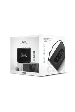 Cubex Bluetooth Hoparlör 40W Güçlü Ses, IPX2 Suya Dayanıklı, 20 Saat Çalma Süresi