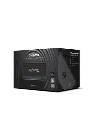 CubexMini Bluetooth Hoparlör 40W Güçlü Ses, IPX2 Suya Dayanıklı, 20 Saat Çalma Süresi