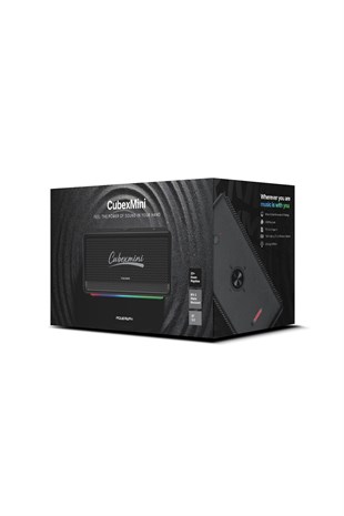 CubexMini Bluetooth Hoparlör 40W Güçlü Ses, IPX2 Suya Dayanıklı, 20 Saat Çalma Süresi
