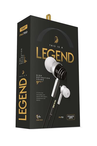 Powerway Legend Kulak İçi Mikrofonlu Kablolu HD Kulaklık
