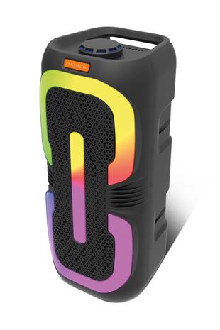 Maxron MXTune 16W Bluetooth Hoparlör Led Işıklı Ses Sistemi Parti Speaker Karaoke Özellikli