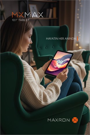 MXMax 6GB/128GB 10.1” HD Ips Ekran Tablet Kılıf Hediyeli