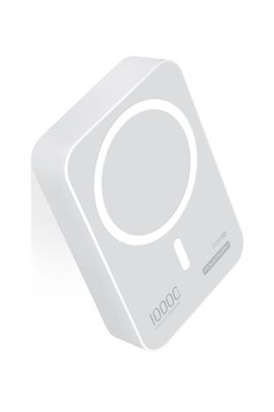 Powerway 10.000 mAh PD 15W Magsafe Kablosuz Wireless Taşınabilir Şarj Cihazı Beyaz Powerbank TXM10
