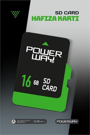 Powerway 16 GB Metal Usb Flash Bellek Usb 2.0 Data Traveler