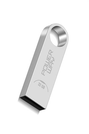 Powerway 32 GB Metal Usb Flash Bellek Usb 2.0 Data Traveler
