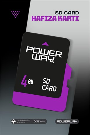 Powerway 4 GB Metal Usb Flash Bellek Usb 2.0 Data Traveler