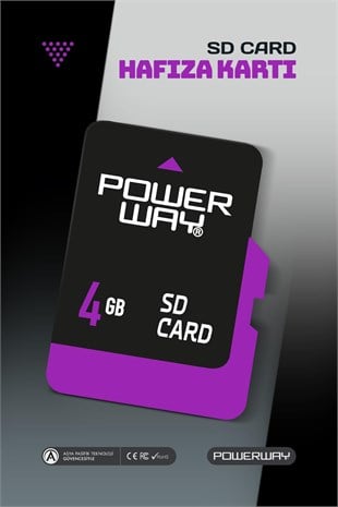 Powerway 4 GB Metal Usb Flash Bellek Usb 2.0 Data Traveler