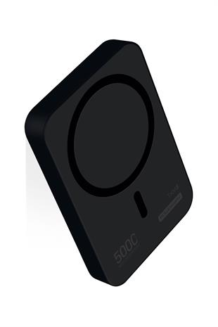 Powerway 5.000 mAh PD 15W Magsafe Kablosuz Wireless Taşınabilir Şarj Cihazı Siyah Powerbank TXM5