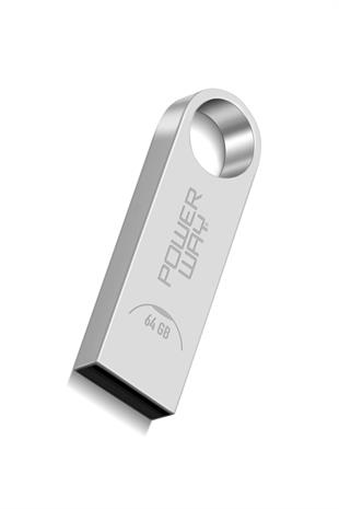 Powerway 64 GB Metal Usb Flash Bellek Usb 2.0 Data Traveler