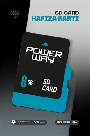 Powerway 8 GB Metal Usb Flash Bellek Usb 2.0 Data Traveler