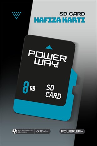 Powerway 8 GB Metal Usb Flash Bellek Usb 2.0 Data Traveler