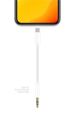 Powerway AC06 Type-C to 3.5mm Erkek Aux Dönüştürücü Aux Çevirici