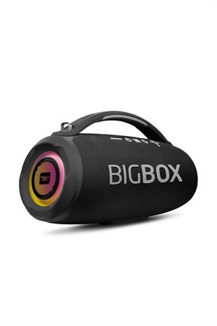 Powerway Bigbox 40W Güç Çift Bass Usb Hafıza Kartı Aux Fm Led Işıklı Bluetooth Hoparlör Hi-Fi