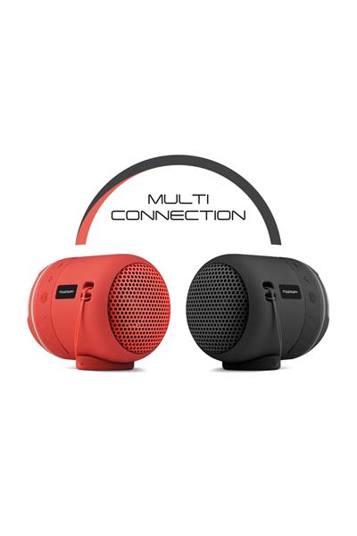 Powerway C4 Siyah Bluetooth Hoparlör Sese Duyarlı Led Işık