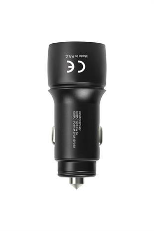 Powerway CC36 Araç İçi Hızlı Şarj Cihazı | 30W PD QC 3.0 Type-C USB Çıkışlı + Type-C Şarj Kablosu
