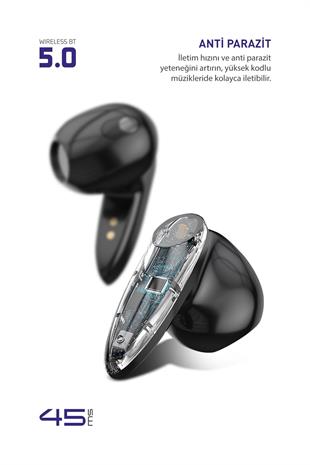 Powerway GamerPods 4 Bluetooth Kulaklık Powerbank Özellikli 2600 mAh