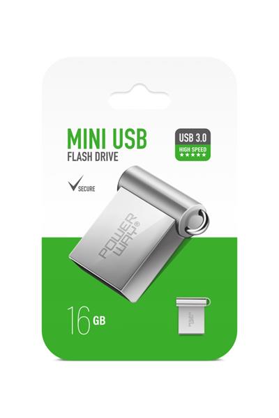 Powerway 16 GB Metal Mini Usb Flash Bellek Usb 3.0 Yüksek Hızlı