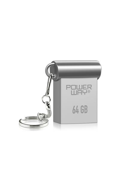 Powerway 64 GB Metal Mini Usb Flash Bellek Usb 3.0 Yüksek Hızlı