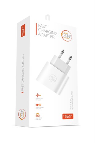 Powerway RX20 PD 20W Type-C Girişli Hızlı Şarj Başlığı