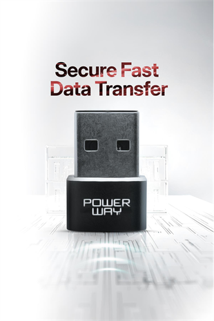 Powerway USB to Type-C 3.1 (YÜKSEK HIZLI) Veri Aktarımı Otg Çevirici Dönüştürücü Adaptör