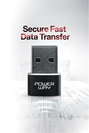 Powerway USB to Type-C 3.1 (YÜKSEK HIZLI) Veri Aktarımı Otg Çevirici Dönüştürücü Adaptör