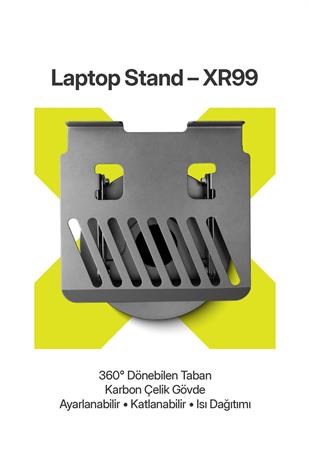 Powerway XR99 Yüksek Kalite Metal Ayarlı Laptop Macbook Uyumlu Notebook Tablet Tutucu Altlık Stand
