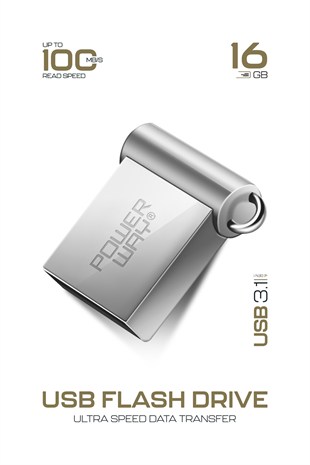 Premium 16 GB Mini USB 3.1 Metal Gövde Ultra Hızlı Flash Bellek Data Traveler