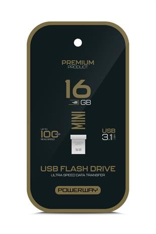 Premium 16 GB Mini USB 3.1 Metal Gövde Ultra Hızlı Flash Bellek Data Traveler
