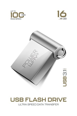 Premium 16 GB Mini USB 3.1 Metal Gövde Ultra Hızlı Flash Bellek Data Traveler