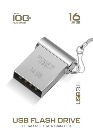 Premium 16 GB Mini USB 3.1 Metal Gövde Ultra Hızlı Flash Bellek Data Traveler
