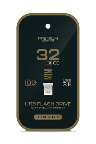 Premium 32 GB Mini USB 3.1 Metal Gövde Ultra Hızlı Flash Bellek Data Traveler
