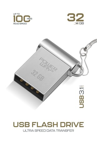 Premium 32 GB Mini USB 3.1 Metal Gövde Ultra Hızlı Flash Bellek Data Traveler