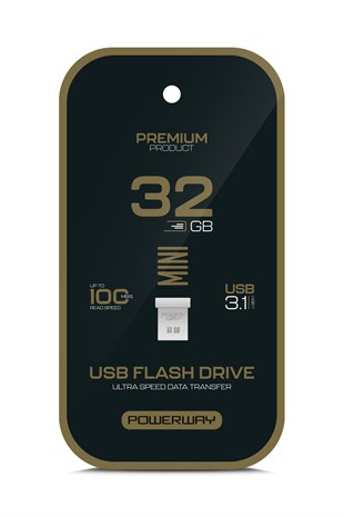 Premium 32 GB Mini USB 3.1 Metal Gövde Ultra Hızlı Flash Bellek Data Traveler