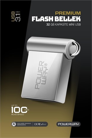 Premium 32 GB Mini USB 3.1 Metal Gövde Ultra Hızlı Flash Bellek Data Traveler