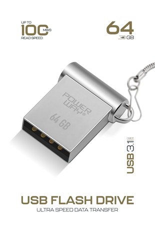 Premium 64 GB Mini USB 3.1 Metal Gövde Ultra Hızlı Flash Bellek Data Traveler