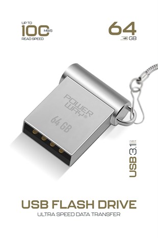Premium 64 GB Mini USB 3.1 Metal Gövde Ultra Hızlı Flash Bellek Data Traveler