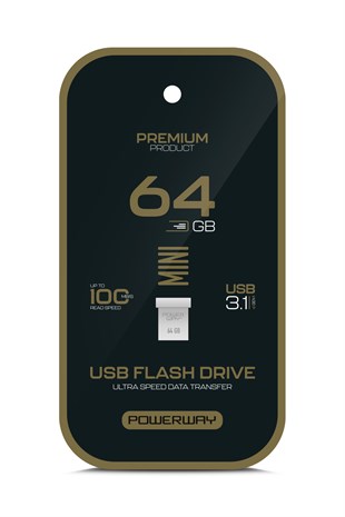 Premium 64 GB Mini USB 3.1 Metal Gövde Ultra Hızlı Flash Bellek Data Traveler