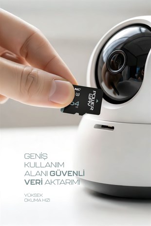 Profesyonel Elite 64 GB Hafıza Kartı Class 10 U3 XC SD Kart Yüksek 4K Kayıt Uyumlu