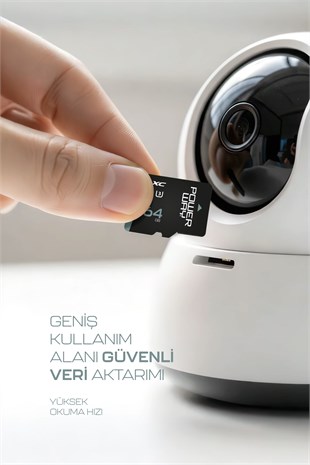 Profesyonel Elite 64 GB Hafıza Kartı Class 10 U3 XC SD Kart Yüksek 4K Kayıt Uyumlu
