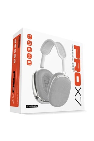 Prox7 Kulak Üstü Bluetooth Kulaklık BTV 5.3 250 mAh 10 Saat Çalışma 180 Saat Bekleme Süresi
