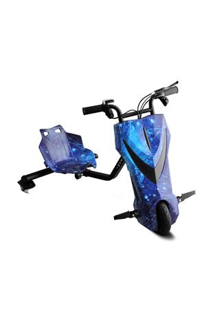 Shibumi Elektrikli Drift Scooter 350 Watt 3 Tekerlekli Kaykay Mavi Siyah
