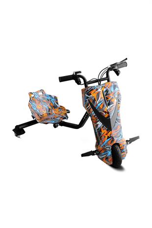 Shibumi Elektrikli Drift Scooter 350 Watt 3 Tekerlekli Kaykay Turuncu
